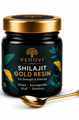VEDOVI Premium Shilajit Resin | Pure Himalayan Ayurvedic Blend for Natural Energy, Strength, Stamina & Daily Vitality Support