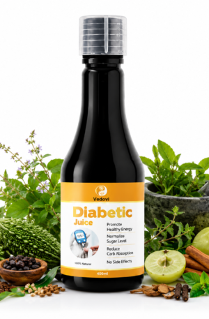 Vedovi Diabetic Juice (400 ml) Herbal Support for Healthy Sugar Balance, Energy & Daily Wellness