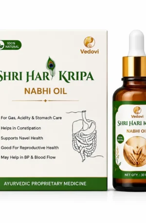 Shri Hari Kripa Nabhi Oil (30 ml) Daily Navel Care for Digestion, Comfort & Inner Balance